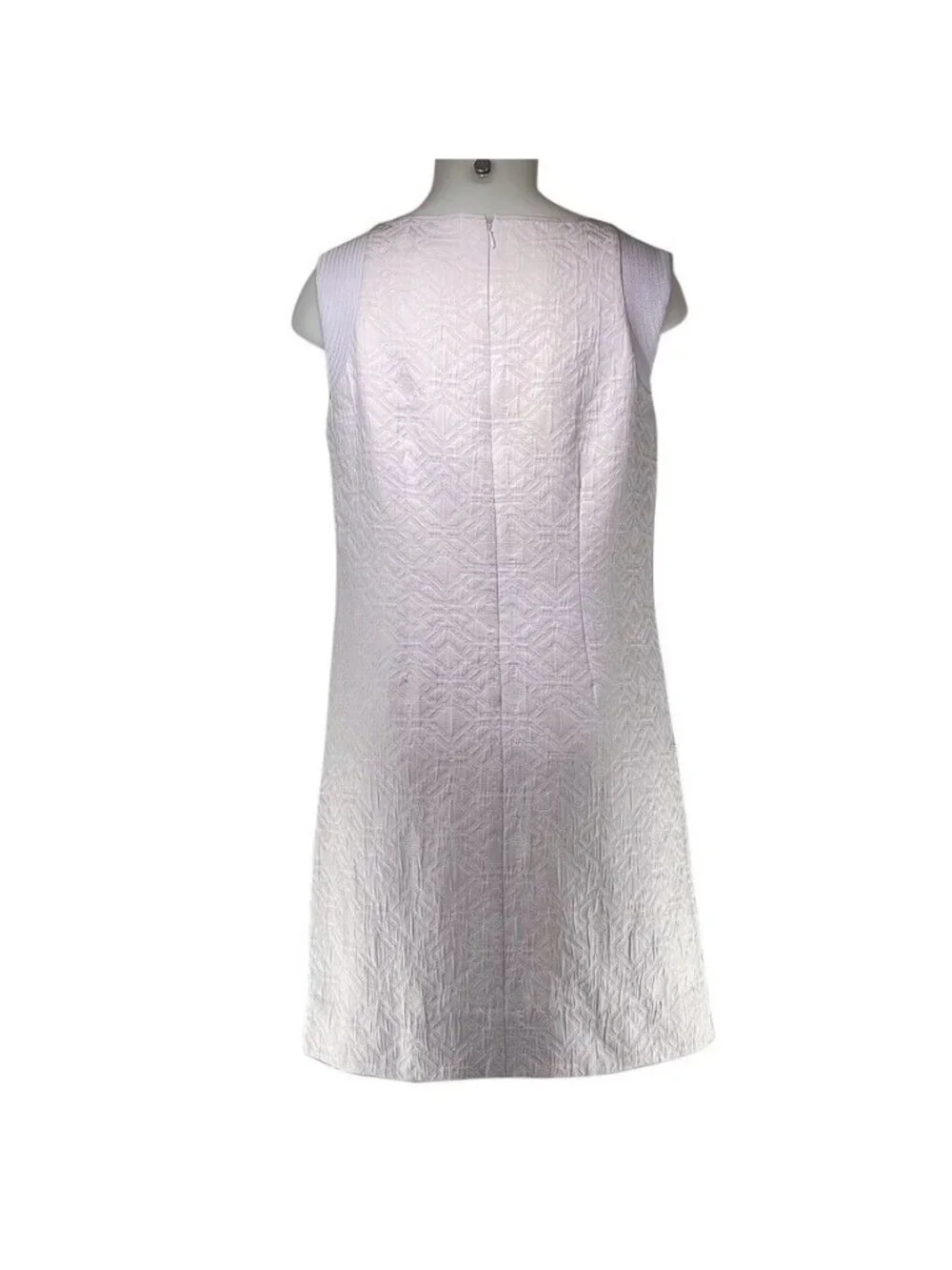 J. Crew Womens Sleeveless Textured Shift Dress S Lavender